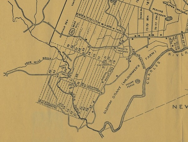 Map of Brandeis Area and link to the area survey by Mort Isaacson
