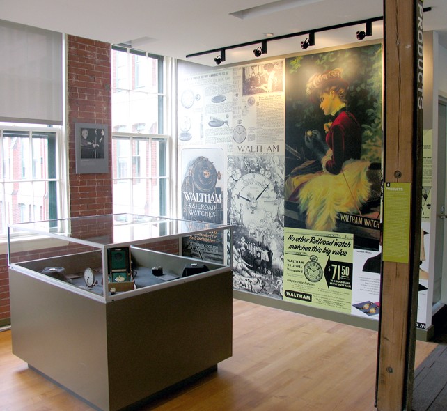 Image of part of the Exhibit currently on display at the former Watch Factory