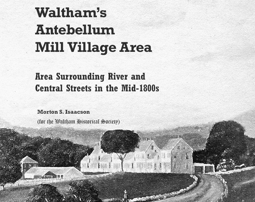 Cover to the Antebellum Mill Village tour